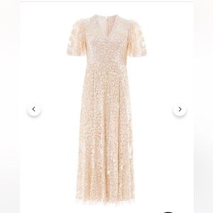 Amalie Sequin V-Neck Ballerina Dress